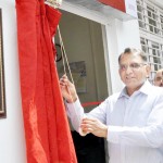 Chief Secretary Madhav Lal inaugurating Modern Post Office in Civil Secretarieat Jammu on Wednesday.