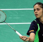 Ace shuttler Saina Nehwal in action during the final match of Thailand Open Grand Prix  Championship on Sunday.