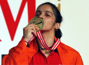 Saina lifts Indonesia Open trophy