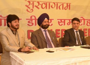 PNB officials during ‘Auto Dealers Meet’ at Jammu on Saturday.