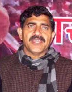 Jugal Kishore Sharma talking to reporters at Jammu on Tuesday.-Excelsior/Rakesh