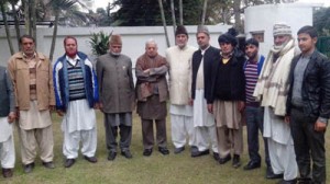 Members of Gujjar-Bakerwal deputation with Mufti Mohd Sayeed.