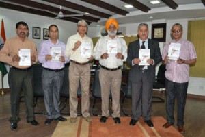 JU VC Prof MPS Ishar releasing a book on Thursday.