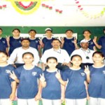 The winners of Humanity Public School posing for a group photograph on Tuesday.