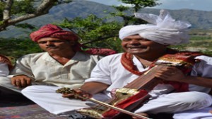 Participants presenting item during World Music Day celebrations by ICCR at Jammu on Saturday.