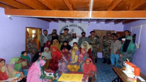 Women tailoring classes organized by Army at  Banihal.