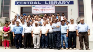 Participants of 5-days Training Programme posing for a group photograph at SKUAST in Jammu.