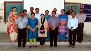 Team of experts who are participating in 4-day meet to evolve technical terms in Dogri.