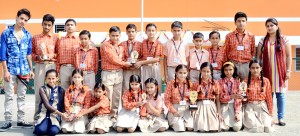 Students of Rich Harvest School who excelled in Dance Competition.  