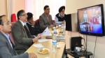 Chief Electoral Officer reviewing arrangements for 2nd phase of polls through video conferencing at Jammu on Saturday.