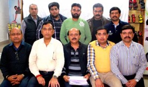 The newly elected office bearers of ARTA posing for a group photograph at Jammu.