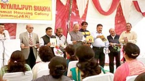 Phone directory being released by Shri Amar Kashatriya Shakha Sabha on Sunday.