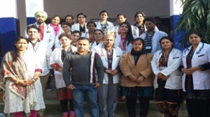 Medical camp team of JIAR which rendered free services at Kote village.