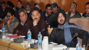 CEC, DC Leh and others attending General Council meeting on Wednesday.