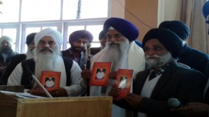 Biography of Sant Baba Rikhi Inder Singh being released during a religious function at Nowshera.