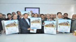 On the eve of New Year, Union Minister Dr Jitendra Singh releasing 2015 calendar depicting various festivals celebrated in the eight Northeastern States, at New Delhi on Wednesday.