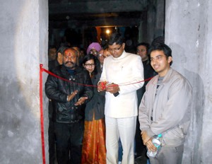 Deputy Commissioner, Ajeet Kumar Sahu inaugurating Rehan Basera at Jammu on Saturday.