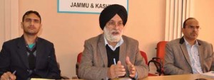 Election Consultant, Harcharan Singh reviewing arrangements for National Voter’s Day on Thursday.