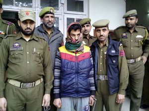 Brown sugar smuggler in police net.-Excelsior/Rakesh