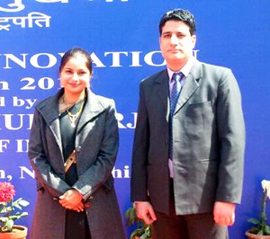 CUK faculty members who participated in festival of innovation at New Delhi.
