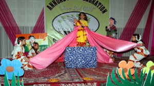 Cultural activity being performed by the students at Peepal Tree School while celebrating Annual Day.