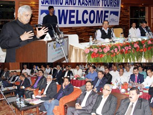 Chief Minister Mufti Mohammad Sayeed addressing participants during interactive session on Wednesday.