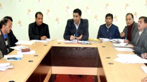 DDC Kathua Dr Shahid Iqbal during the launch of ‘Project Hidayat’ on Tuesday. 