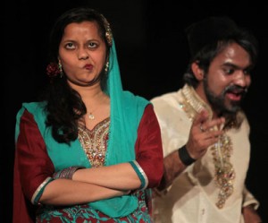 A scene from the play ‘Vatan Fry’. -Excelsior/Rakesh