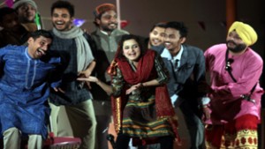 A scene from the play ‘Ek Tha Gada,Urf Alladad Khan’. -Excelsior/Rakesh