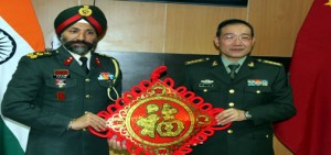 India, China Army officers at Chushul sector in Ladakh on Tuesday.