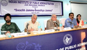 Participants during seminar organised by IIPA, J&K.