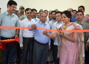 DDC Reasi, Sushma Chauhan inaugurating modern district library on Thursday.