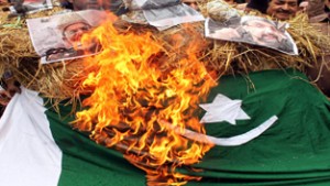 Jammu witnesses protests over waiving of Pak flags during procession