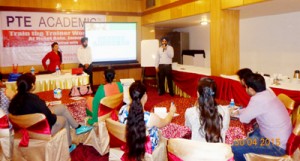 Participants during workshop at Jammu on Thursday.