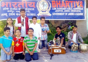 Participants during musical play.