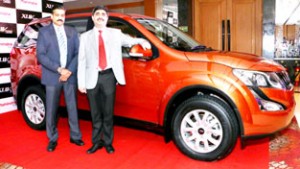 Officials of M&M Limited launching New Age XUV500.