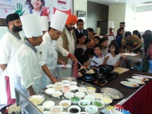 Navjot Singh Sidhu during Food & Art Activity at White Hotel Katra.