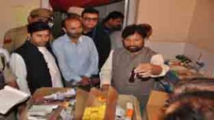 Minister for Health, Ch Lal Singh during visit to Sub District Hospital, Banihal on Saturday.