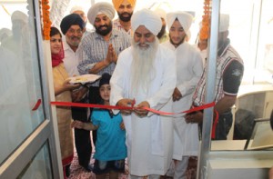 Mahant Manjit Singh inaugurating a Computer Centre at Jammu on Tuesday. 