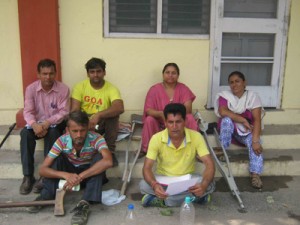 Newly elected members of Joint Grievances Redressal Group posing for photograph.