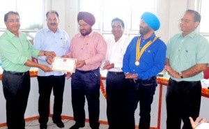 New team of Rotary Club Udhampur during installation ceremony.