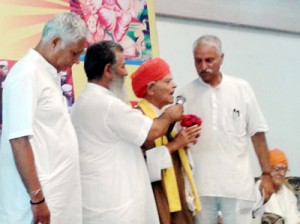 KP leaders and elders during a function organized by ‘Bhatta Shourie’ in Jammu on Sunday.