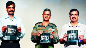 Maj Gen B V Rao releasing INSPIRE souvenir on Sunday.