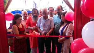 Dignitary inaugurating JKEE Clinic at Udhampur.