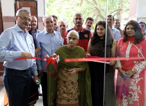 ‘Saffron-Multicuisine’ restaurant being inaugurated at Bahu Plaza, Jammu on Wednesday.     —Excelsior/Rakesh