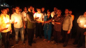 Cardiologists and academicians taking out candle light march on Monday.
