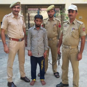 Accused in Satwari Police custody. 