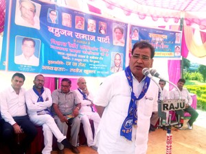 BSP leader addressing function on eve of Master Kanshi Ram’s death anniversary on Friday.