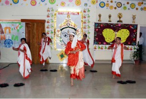 A scene from performance by BSF school during their October Festival on Wednesday. 