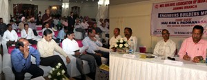 Participants during Engineers Builders Meet organised by MESBAI, Jammu branch.  —Excelsior/Rakesh